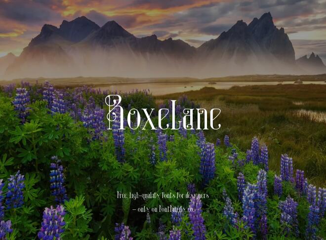 Roxelane Font