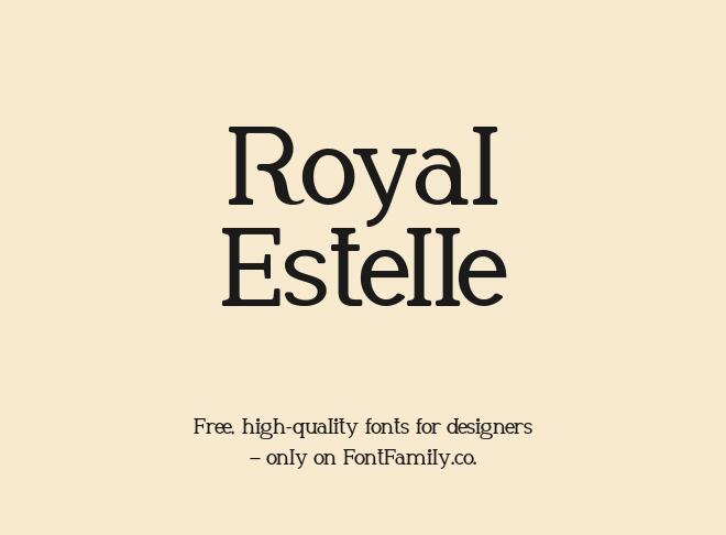 Royal Estelle Font
