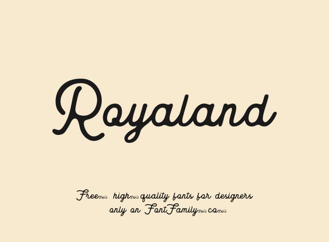 Royaland Font
