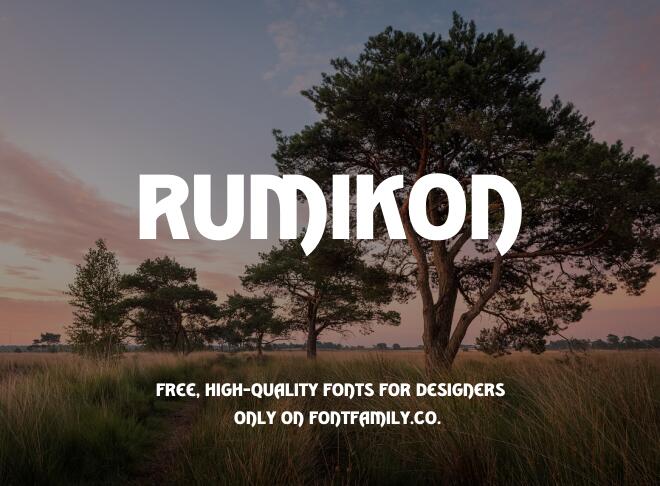 Rumikon Font