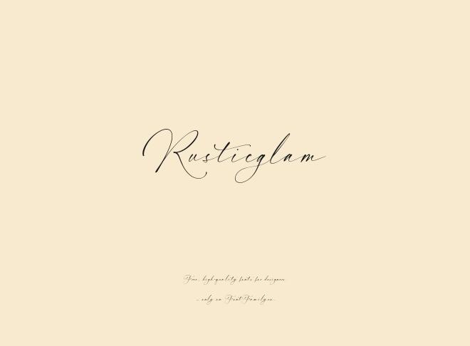 Rusticglam Font