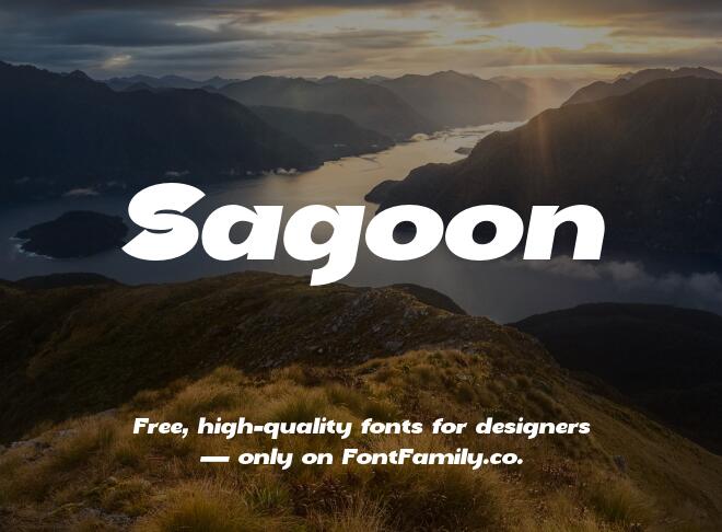 Sagoon Font
