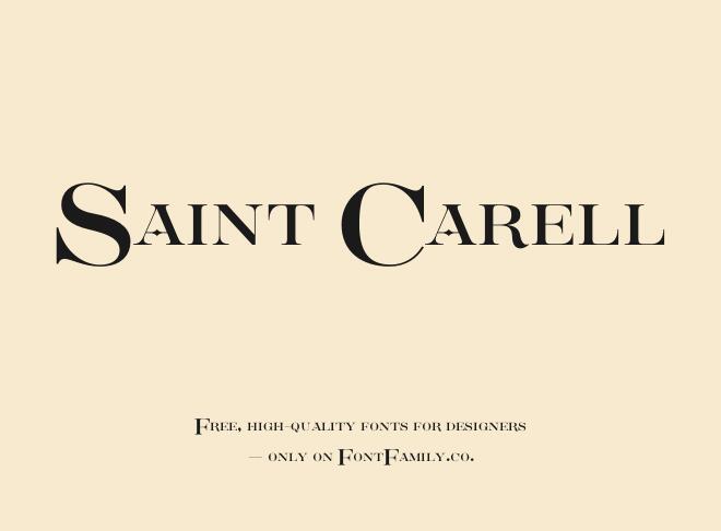 Saint Carell Font