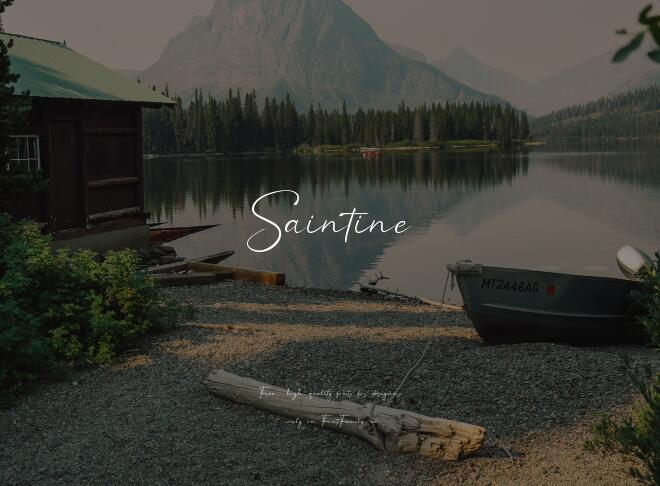 Saintine Font