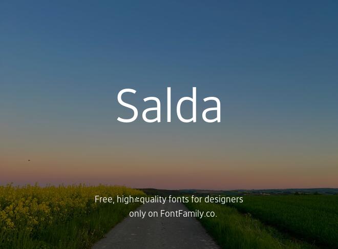 Salda Font