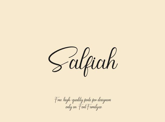 Salfiah Font