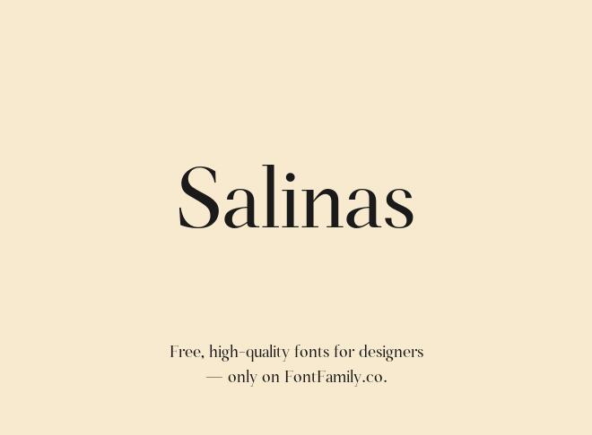 Salinas Font