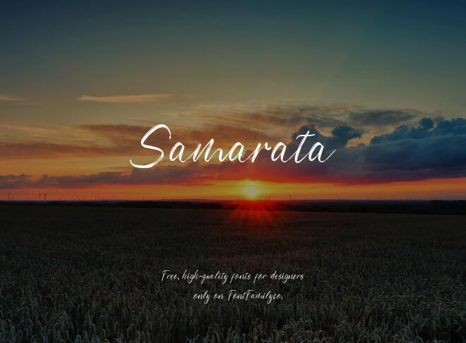 Samarata Font