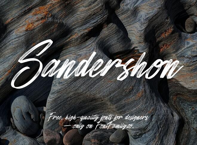 Sandershon Font