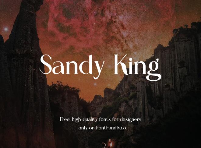 Sandy King Font