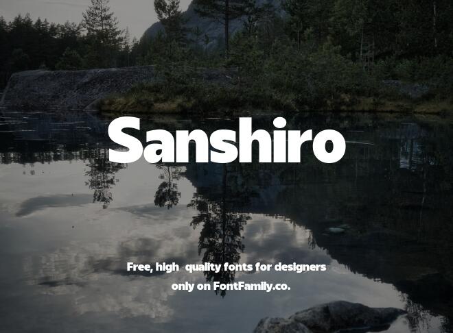 Sanshiro Font