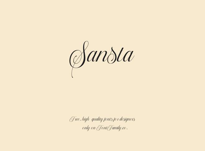 Sansta Font