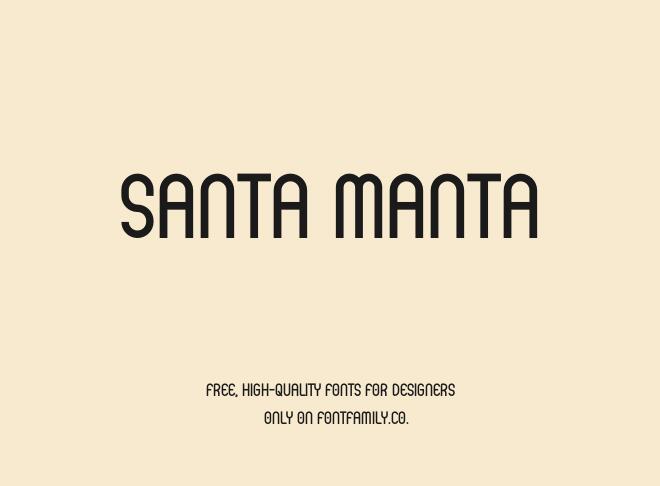 Santa Manta Font