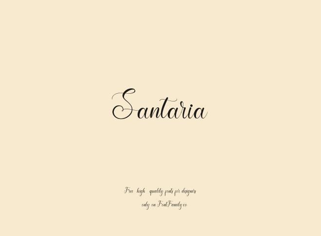 Santaria Font
