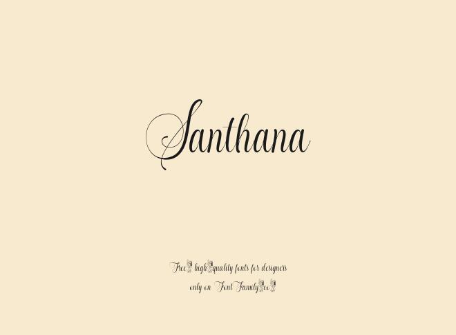 Santhana Font