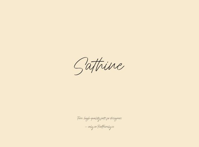 Sathine Font