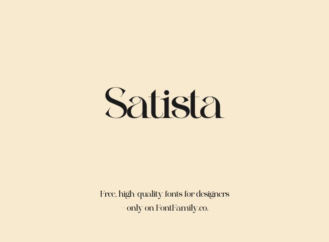 Satista Font