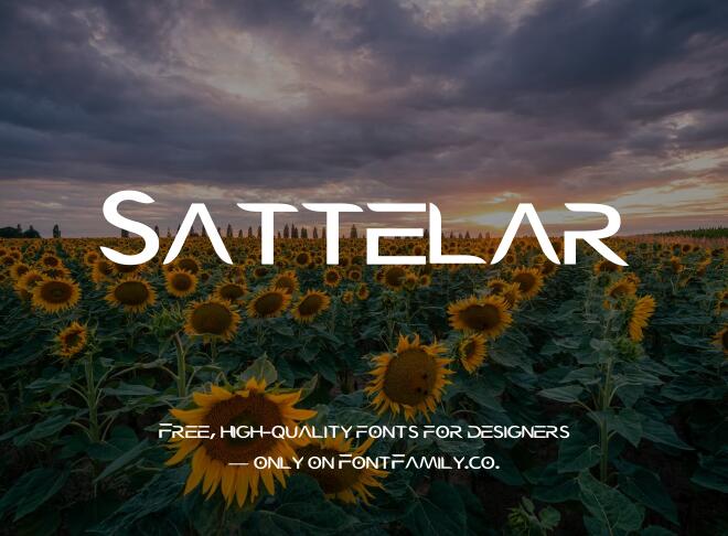 Sattelar Font