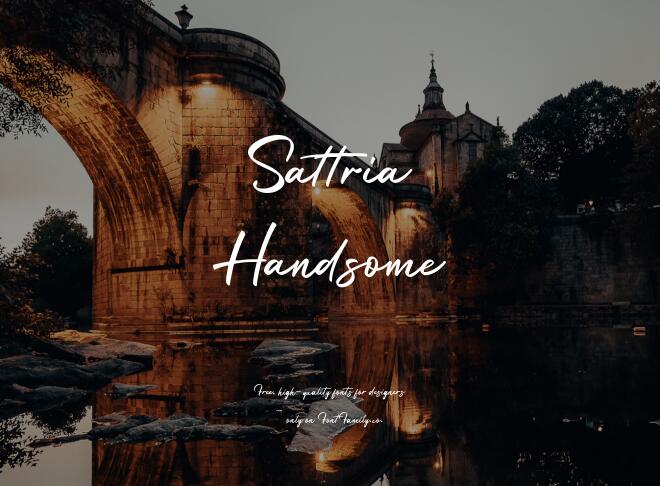 Sattria Handsome Font