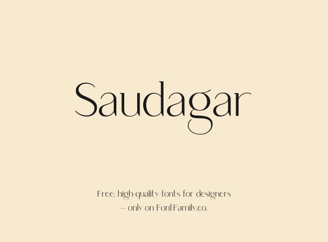 Saudagar Font