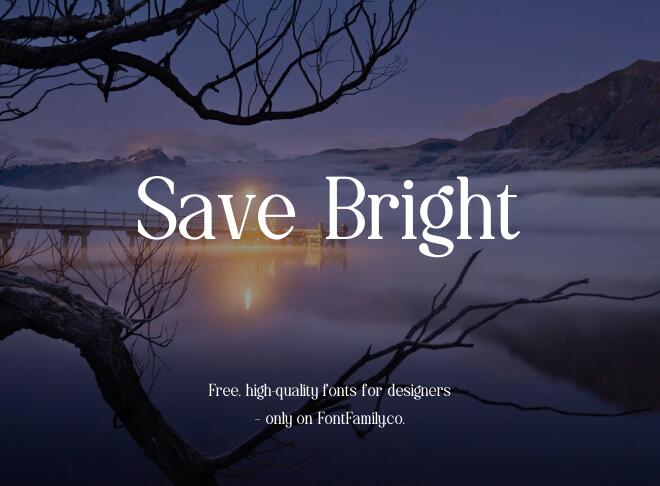 Save Bright Font