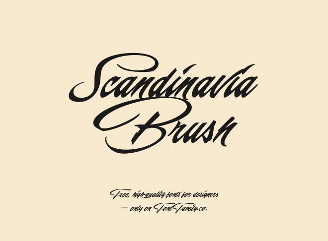 Scandinavia Brush Font