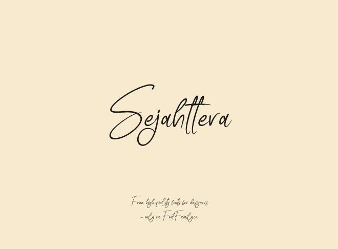 Sejahttera Font