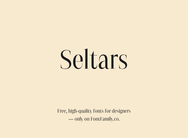 Seltars Font
