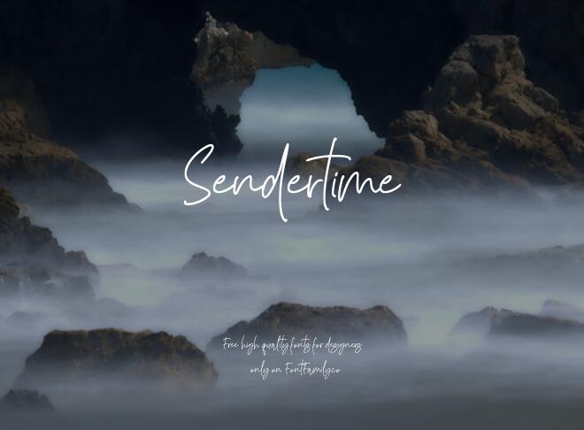 Sendertime Font