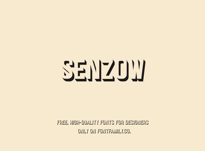 Senzow Font