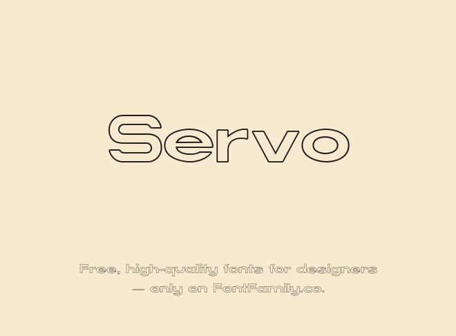 Servo Font