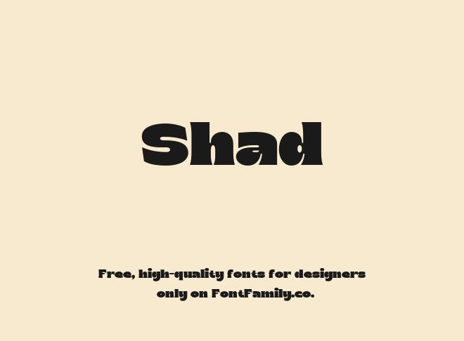 Shad Font