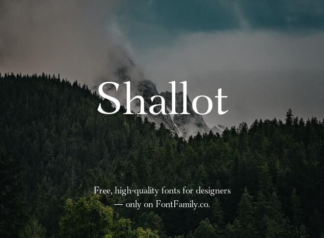 Shallot Font