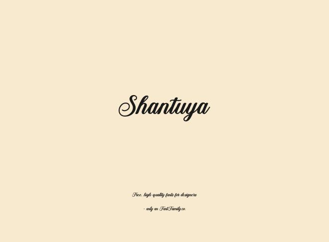 Shantuya Font