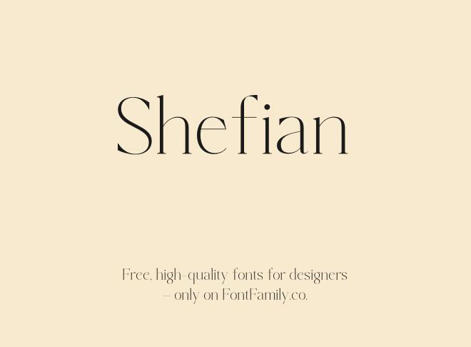 Shefian Font