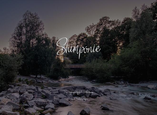 Shimponie Font