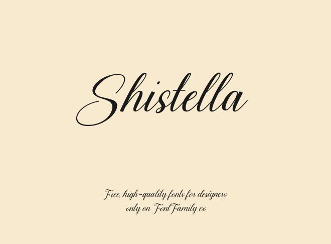 Shistella Font