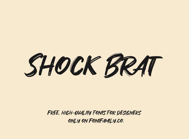 Shock Brat Font