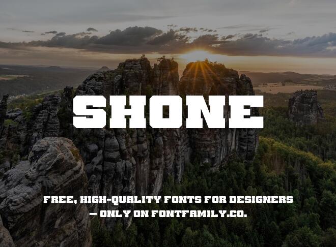 Shone Font