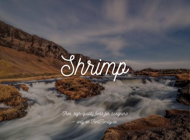 Shrimp Font