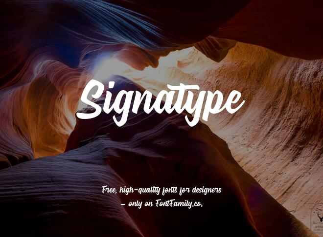 Signatype Font