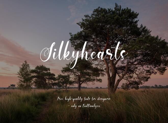 Silkyhearts Font