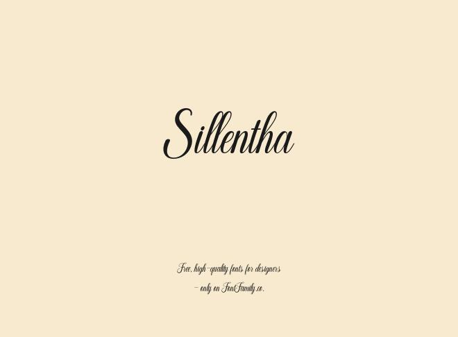 Sillentha Font