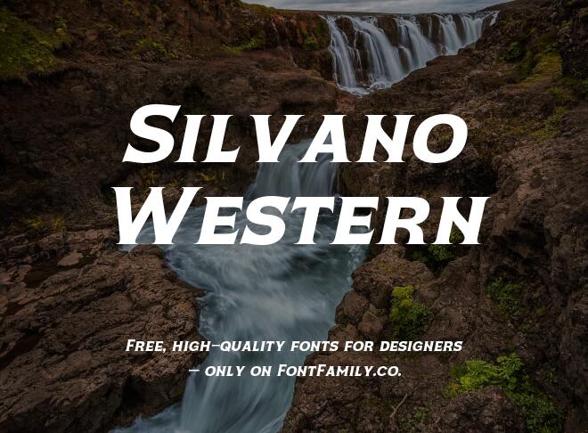 Silvano Western Font