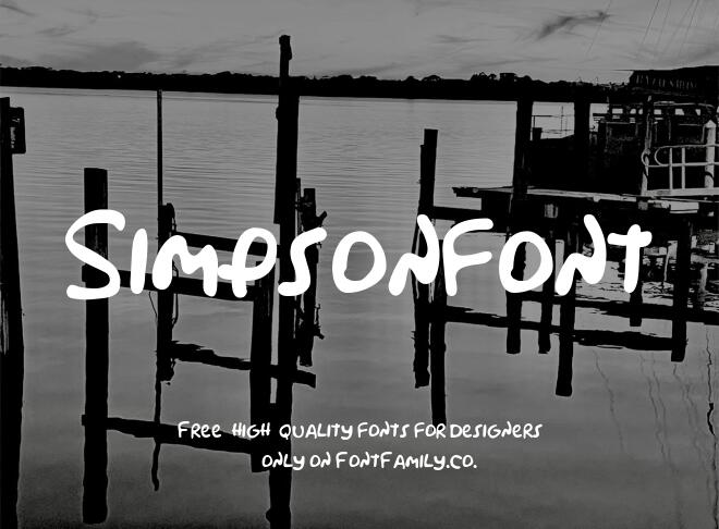 Simpsonfont