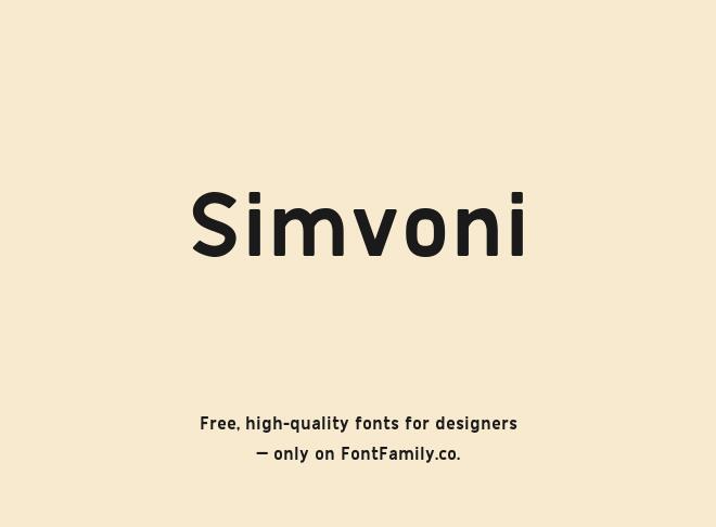 Simvoni Font
