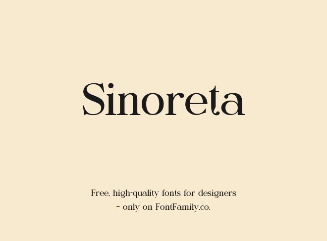 Sinoreta Font