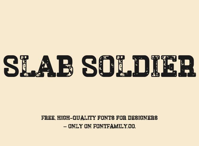 Slab Soldier Font