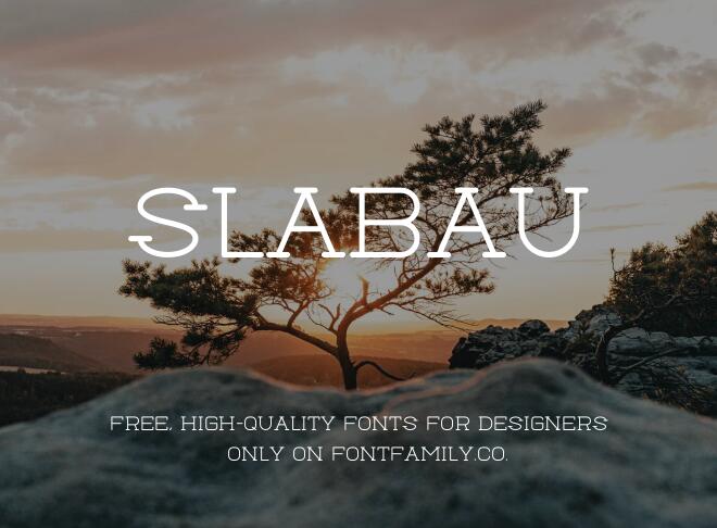Slabau Font