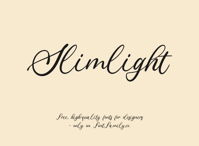 Slimlight Font